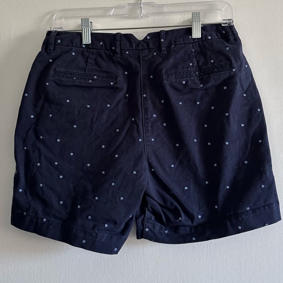 Boden Navy Polka Dot Chino Shorts size 6 EUC - Picture 2 of 5